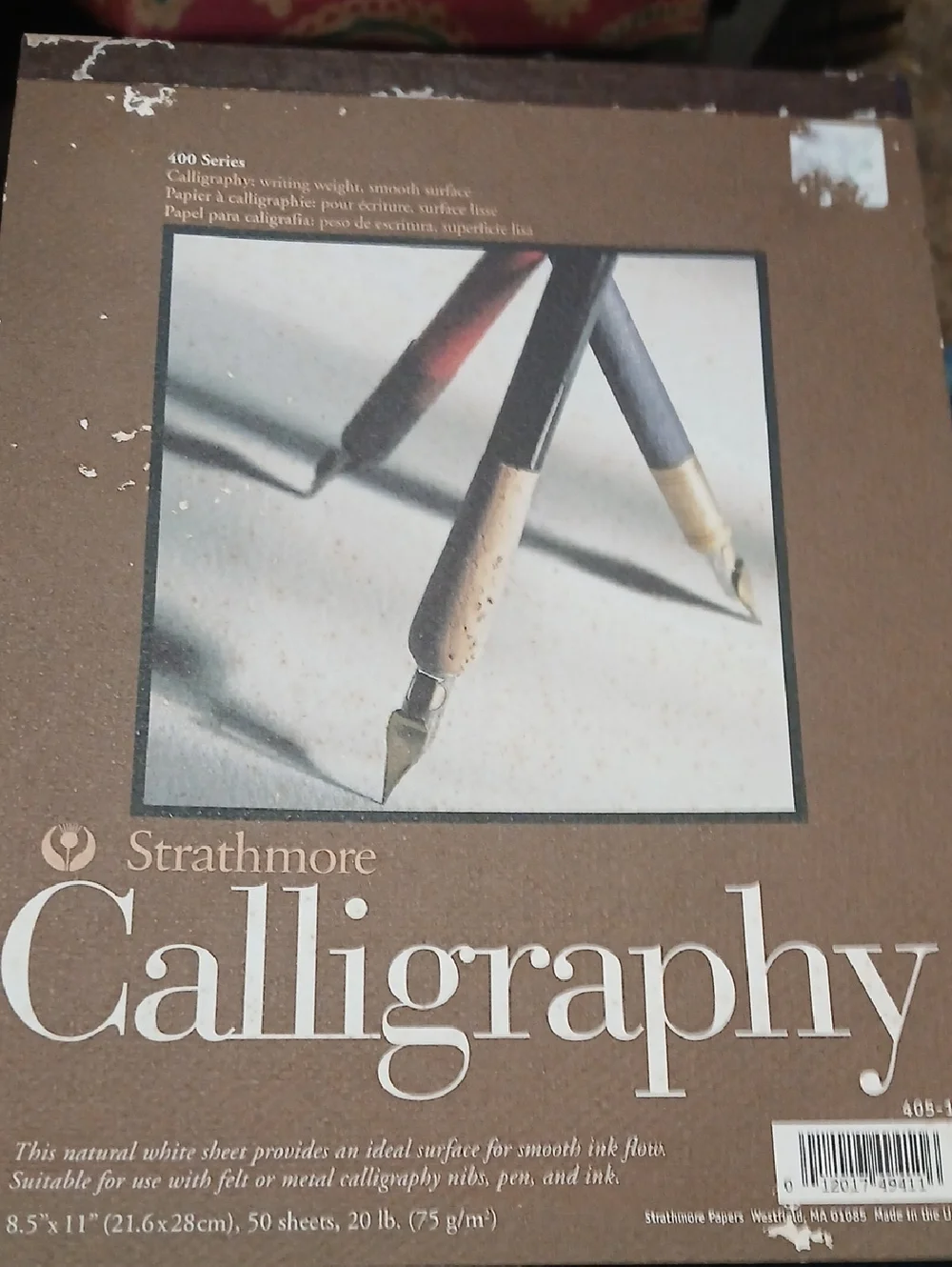 Lit of 3 Strathmore Calligraphy Pad & Japanese Calligraphy Book - Black/Red